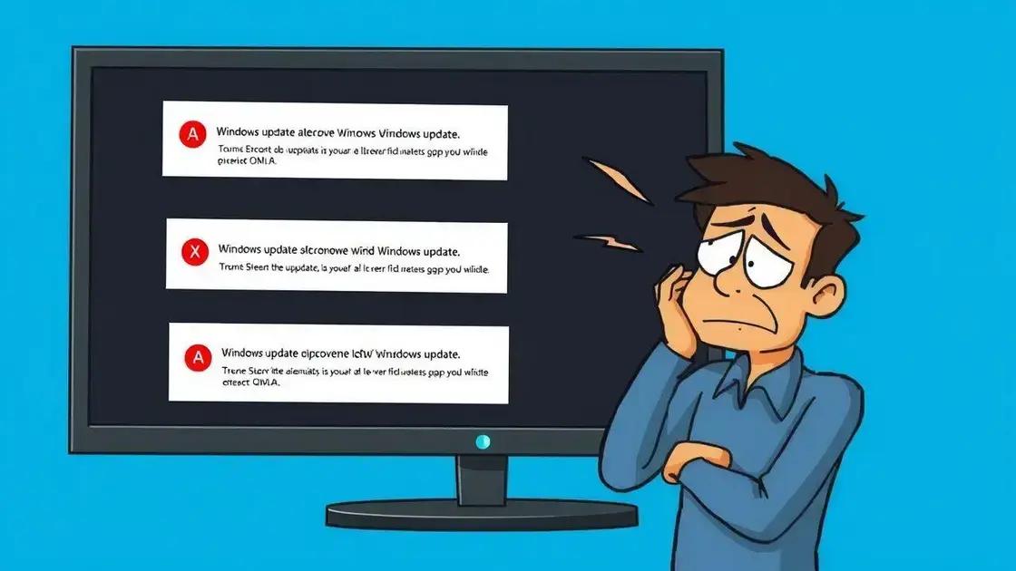 Common signs of problematic updates